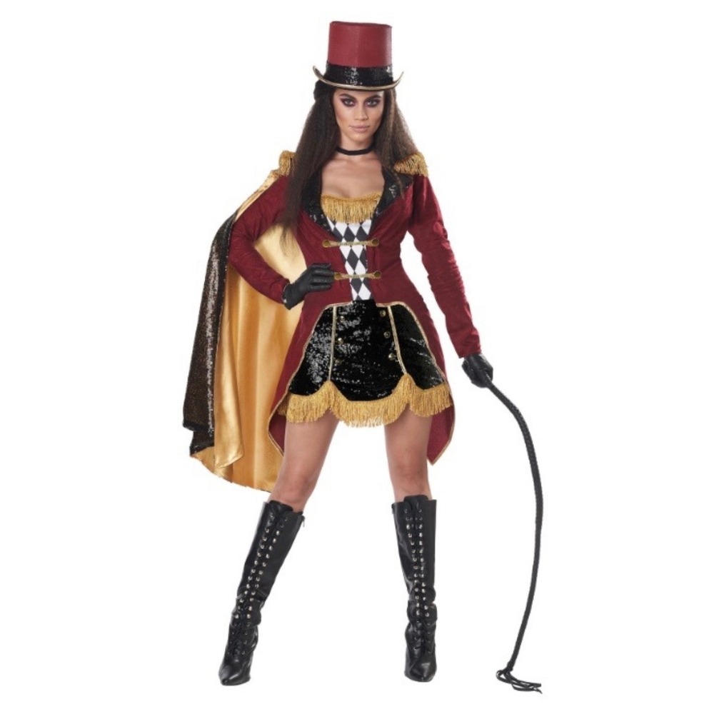 California Costumes Dazzling Ringmaster Circus Costume Adult Womens XL 12-14 New